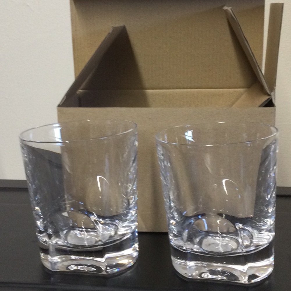 NIB 2 Crystal glasses